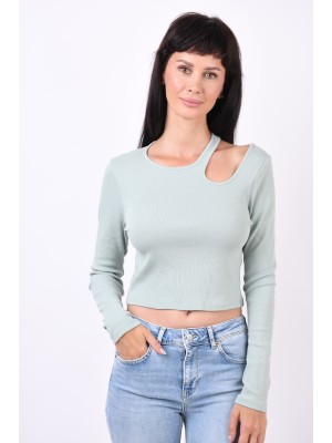 Bluza Dama Pigalle Pglimo Cutout Jadeite